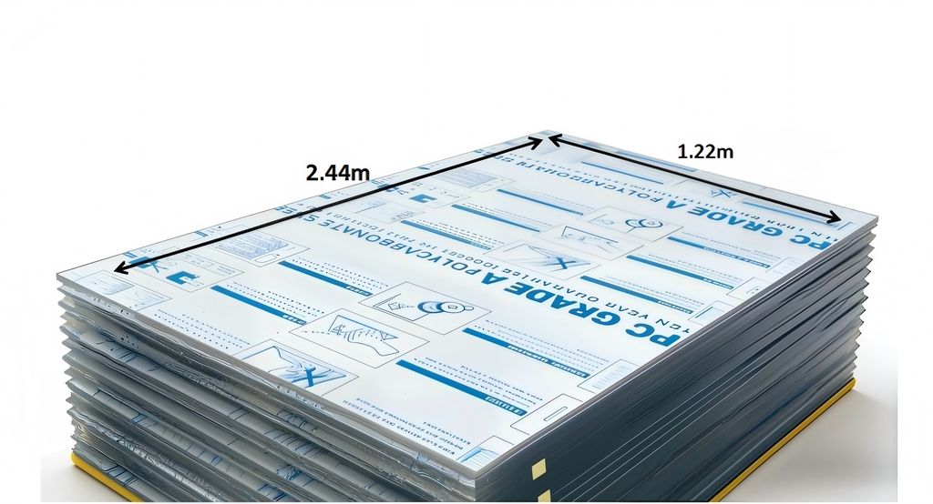 Polycarbonate flat sheet 1.22m*2.44m